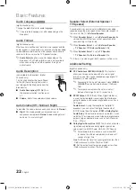 Preview for 22 page of Samsung PS50C7000 User Manual