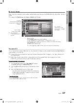 Preview for 37 page of Samsung PS50C7000 User Manual