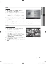 Preview for 41 page of Samsung PS50C7000 User Manual