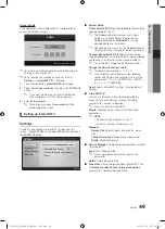 Preview for 49 page of Samsung PS50C7000 User Manual