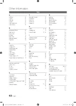 Preview for 62 page of Samsung PS50C7000 User Manual