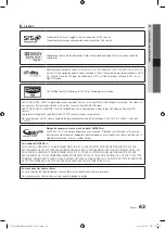 Preview for 191 page of Samsung PS50C7780 User Manual