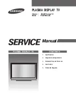 Samsung PS50P4HX/XEC Service Manual preview