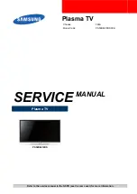 Samsung PS59D6910DS Service Manual preview