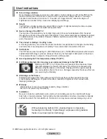 Preview for 3 page of Samsung PS63A750T1R User Manual