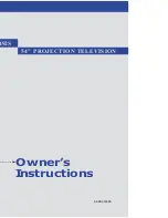 Samsung PT5492 Owner'S Instructions Manual preview