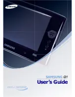 Preview for 1 page of Samsung Q1 Ultra Series User Manual