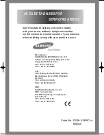 Preview for 24 page of Samsung Q1044(C/S/V) Owner'S Instructions Manual