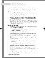 Preview for 2 page of Samsung Q1244AS Owner'S Instructions Manual