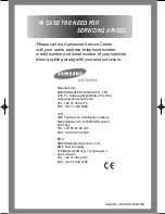 Предварительный просмотр 24 страницы Samsung Q1457(T/S/V) Owner'S Instructions Manual