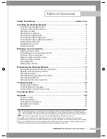 Preview for 5 page of Samsung Q1457A(V/T/S) Owner'S Instructions Manual