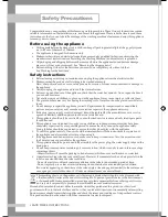 Preview for 2 page of Samsung Q1457AS Owner'S Instructions Manual