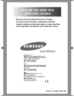 Preview for 24 page of Samsung Q1457AT Owner'S Instructions Manual