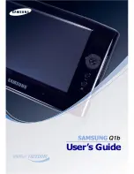 Samsung Q1B User Manual preview