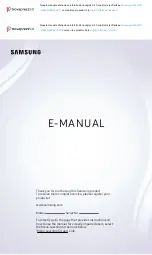 Samsung Q65B E-Manual preview