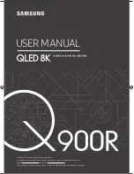 Samsung Q900R series User Manual preview