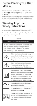 Preview for 2 page of Samsung QA43LS05B User Manual