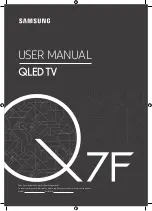 Samsung QA55Q7FN User Manual preview