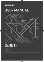 Preview for 1 page of Samsung QA65Q800T User Manual