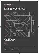 Preview for 1 page of Samsung QA65Q950T User Manual