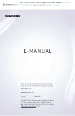 Samsung QA75Q900RBKXXA Manual preview