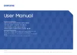 Предварительный просмотр 1 страницы Samsung QB50C User Manual