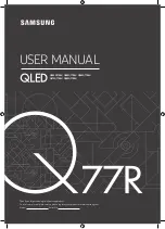 Предварительный просмотр 23 страницы Samsung QE49Q77RAU Manual