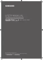 Preview for 25 page of Samsung QE55Q8CAMU User Manual