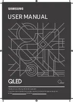 Предварительный просмотр 1 страницы Samsung QE55Q90TATXXU User Manual