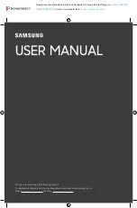 Предварительный просмотр 1 страницы Samsung QE55S95BATXXC User Manual