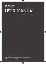 Samsung QE65QN800B User Manual preview