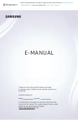 Предварительный просмотр 1 страницы Samsung QE65S95BATXZT Manual