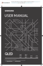 Предварительный просмотр 1 страницы Samsung QE75Q64TASXXN User Manual