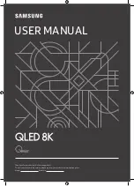 Samsung QLED 8K Q950T User Manual preview