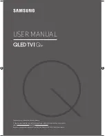 Samsung QLED TV Q7F User Manual предпросмотр