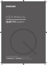 Предварительный просмотр 1 страницы Samsung QN55Q7CAMF User Manual