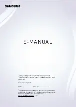 Preview for 1 page of Samsung QN65Q6DTAF E-Manual