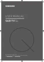 Samsung QN65Q8 User Manual preview