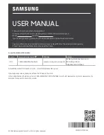 Samsung QN75QN8 A Series User Manual preview