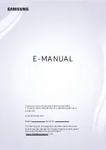 Samsung QN85QN95B E-Manual preview