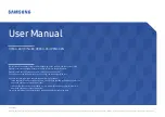 Samsung QP65A-8K User Manual preview