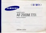 Предварительный просмотр 2 страницы Samsung QUARTZ DATE AF ZOOM 777i Manual