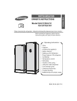 Samsung RA21FASW Owner'S Instructions Manual preview