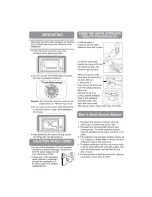 Preview for 5 page of Samsung RA21FASW Owner'S Instructions Manual