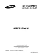 Samsung RB215LABP Owner'S Manual preview