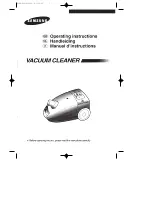 Samsung RC-5510 Operating Instructions Manual preview