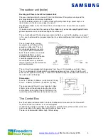 Preview for 4 page of Samsung RC160MHXEA Installation And Maintenance Manual