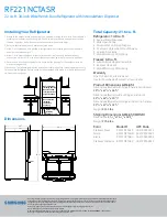 Preview for 2 page of Samsung RF221NCTABC Features