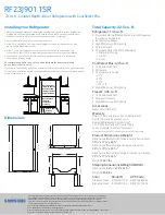 Предварительный просмотр 2 страницы Samsung RF23J9011SR Installation Manual