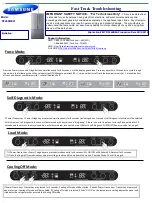 Preview for 1 page of Samsung RF260BEA Series Fast Track Troubleshooting